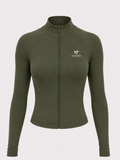 KVZZN Sculpt Zip Jacket – Sage Green