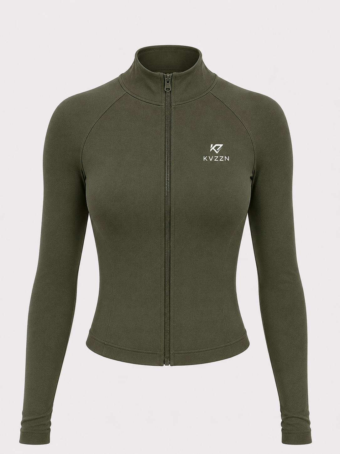 KVZZN Sculpt Zip Jacket – Sage Green